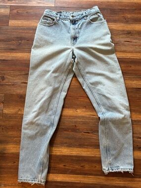 Vintage Levi’s 550 Jeans 12 Reg L Thrashed Faded Distressed Worn Denim